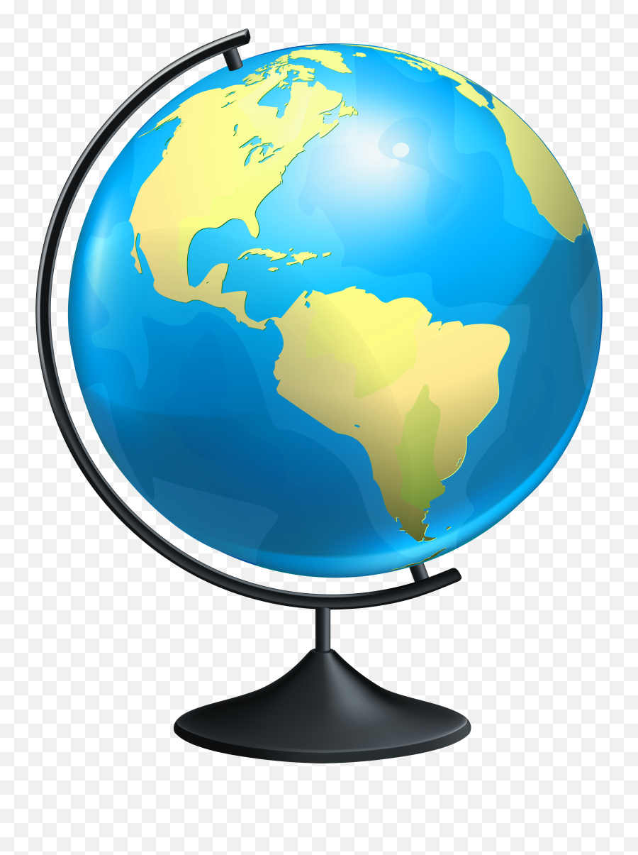 Globe Clipart Stand Clipart Globe - Globe Clipart Transparent Background Emoji,Globe Clipart