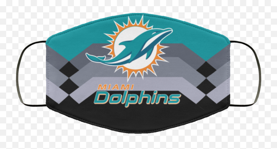 Miami Dolphins Face Mask - Emblem Emoji,Miami Dolphins Logo