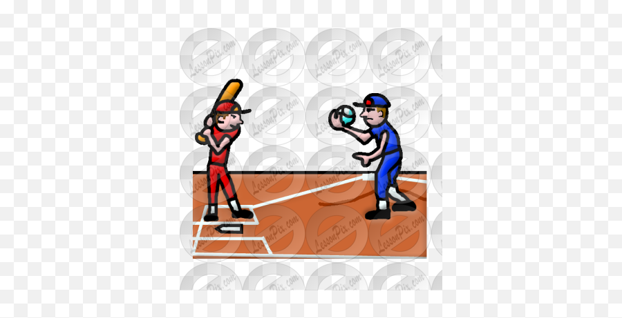 Softball Picture For Classroom - For Baseball Emoji,Softball Clipart