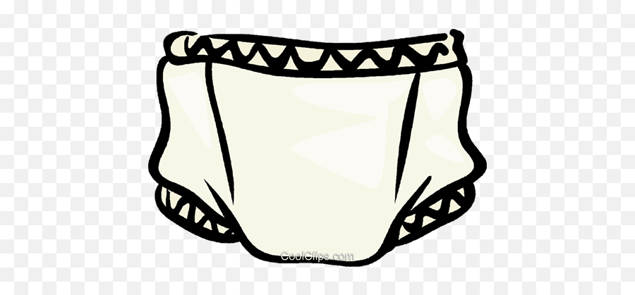 Underwear Royalty Free Vector Clip Art Illustration - Sketch Emoji,Underwear Clipart