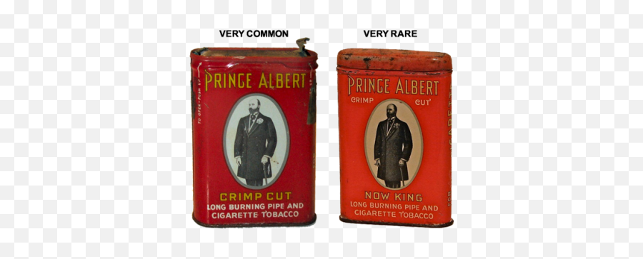 Rj Reynolds Tobacco Company Antique Tobacco Tins - Prince Albert Crimp Cut Tobacco Can Emoji,Camel Cigarettes Logo