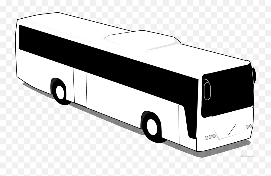 Bus White Black Trip Road Transparent Png Images U2013 Free Png Emoji,Road Trip Clipart