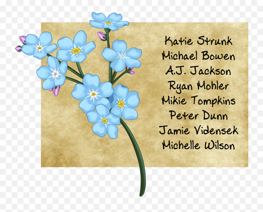 Forget Me Not Day - Water Emoji,Forget Me Not Flowers Clipart