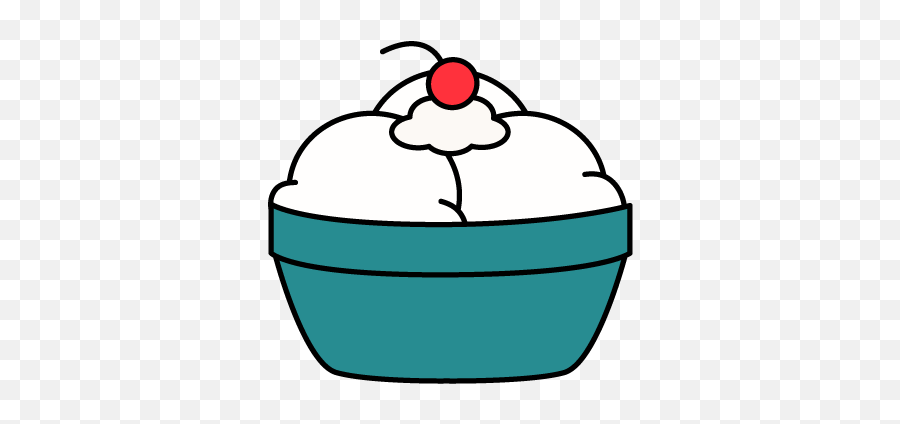 Ice Cream Clip Art - Ice Cream Images Vanilla Ice Cream In A Bowl Clipart Emoji,Ice Cream Scoop Clipart