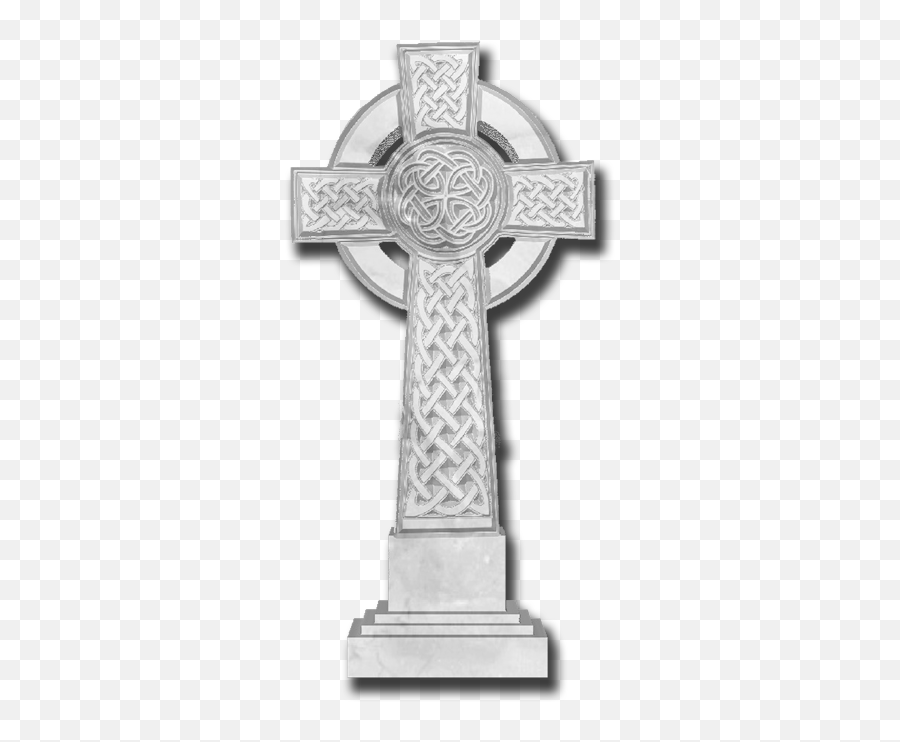 Download Celtic Cross - Celtic Cross Tombstone Png Full Celtic Cross Gravestone Png Emoji,Celtic Cross Png