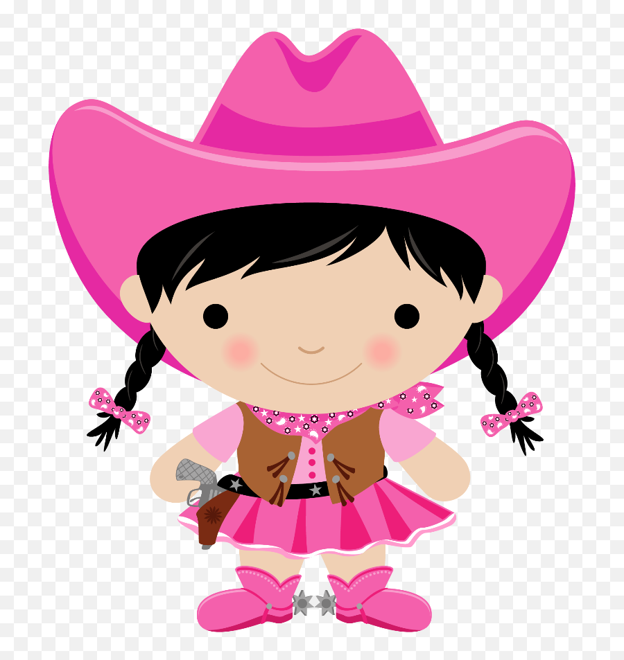 Cowboy Rope Clip Art Black And White - Pink Cowboy Hat Cowgirl Clip Art Emoji,Cowboy Hat Clipart