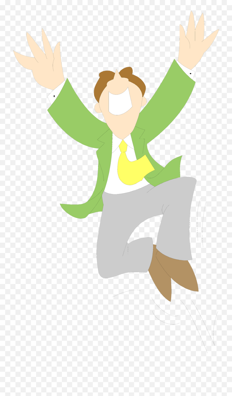 Man Jumping Png Cartoon Transparent Png - Illustration Emoji,Jumping Png
