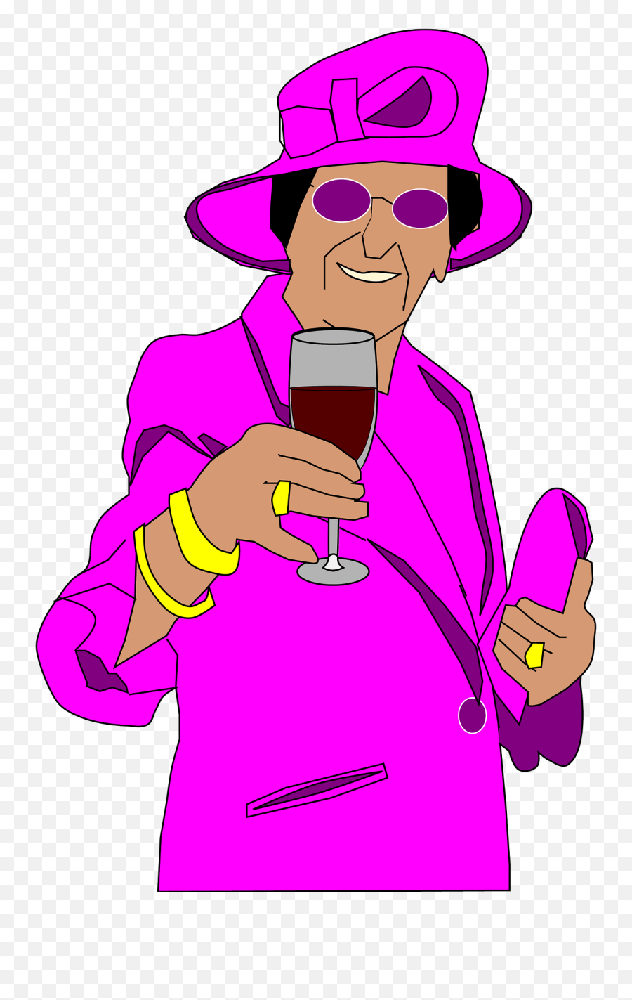 Drinking Granny Clipart Free Download Transparent Png - Granny Drinking Wine Clipart Emoji,Drinking Clipart