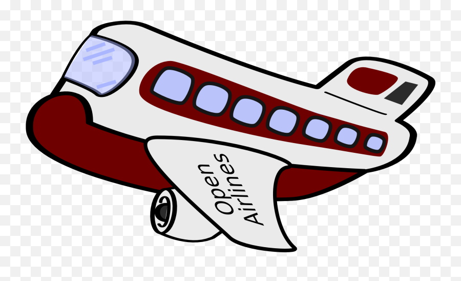 Plane Clipart Black And White - Png Download Full Size Eroplano Clipart Emoji,Airplane Clipart Black And White