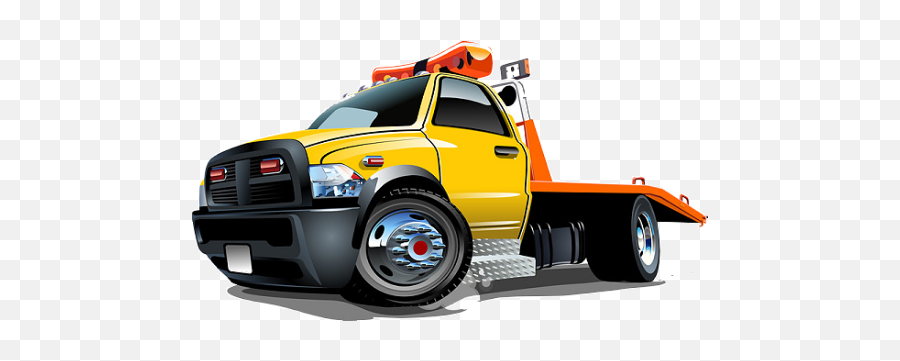 Cartoon Tow Truck Transparent Png Image - Png Tow Truck Cartoon Emoji,Tow Truck Png