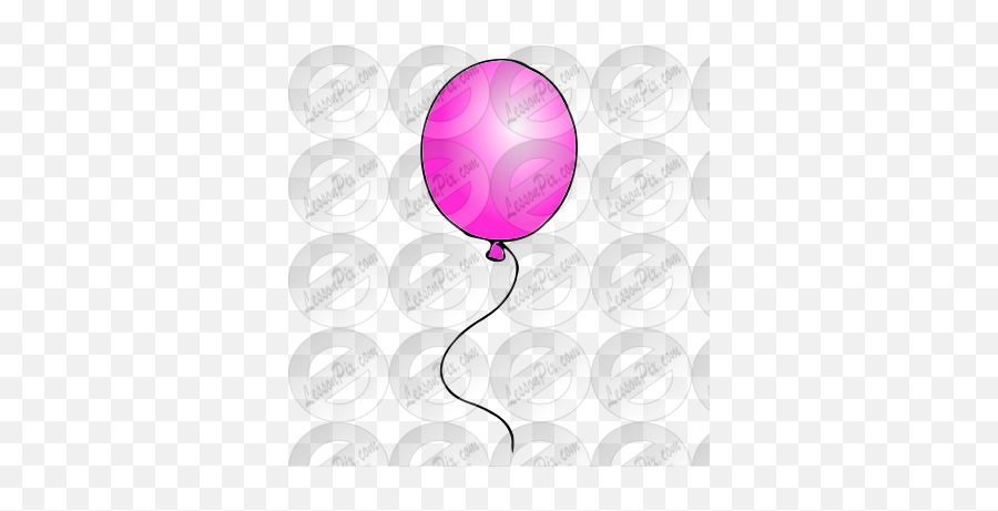 Pink Balloon Picture For Classroom Emoji,Pink Balloon Clipart