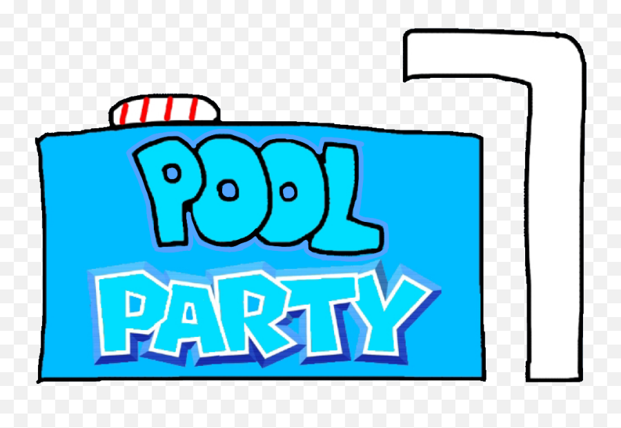 Pool Party Transparent Cartoon Emoji,Pool Party Clipart