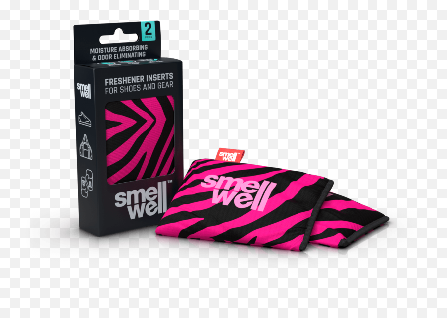 Smellwell Active Emoji,Pink Zebra Logo