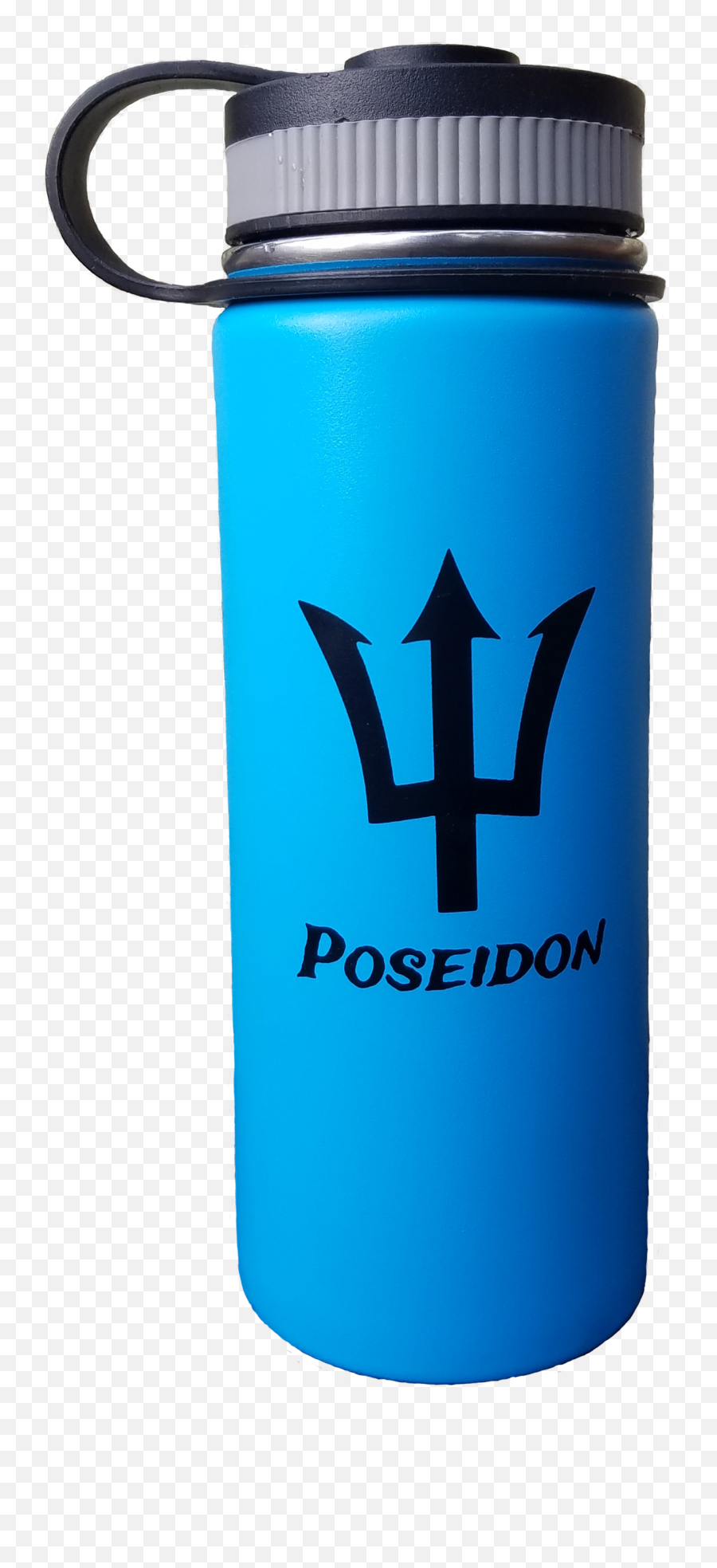 Download Hd Poseidon Bottle - Water Bottle Transparent Png Emoji,Poseidon Logo