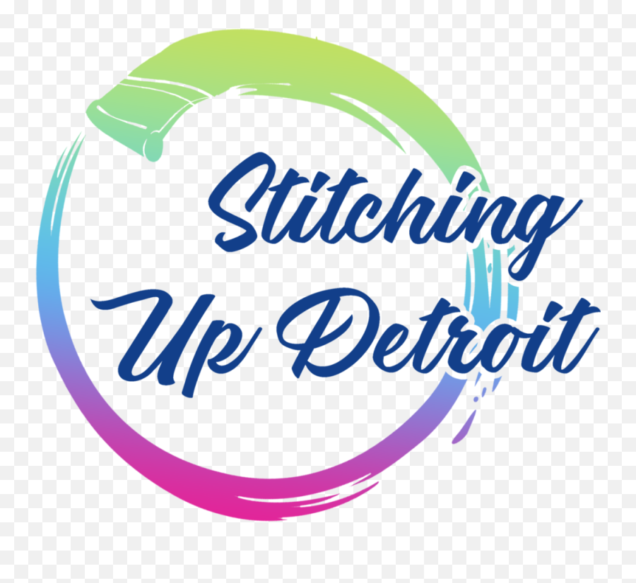 Stitching Up Detroit Emoji,Stitching Logo