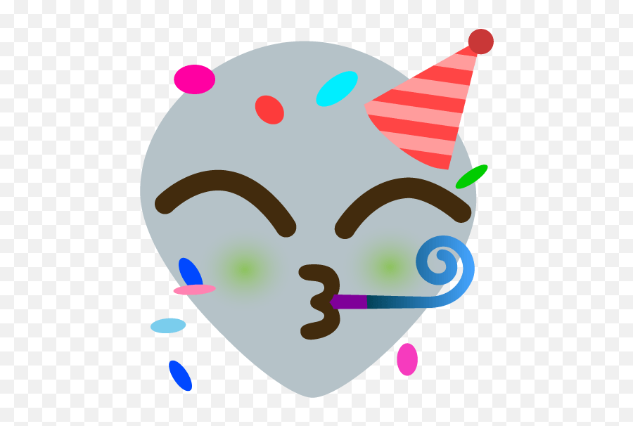 Emoji Mashup Bot On Twitter Alien Partying U003du2026,Party Emoji Transparent