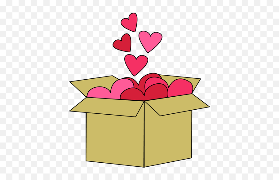 Valentine Mailbox On Post Png Picture - Clip Art Valentine Box Emoji,Mailbox Clipart