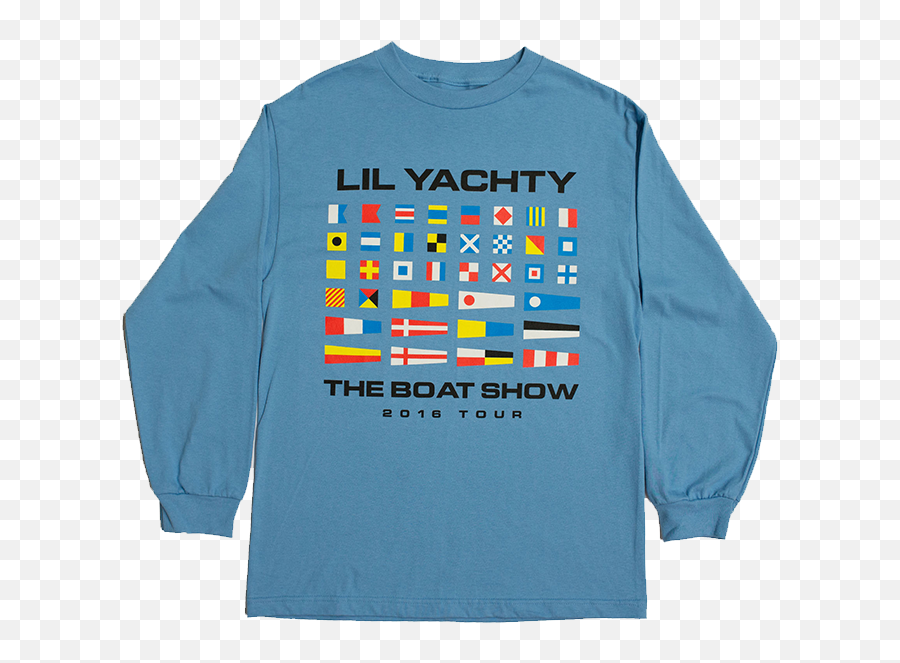 Flagsu0027 Long Sleeve Lil Yachty Tour Merch Long Sleeve Emoji,Lil Yachty Png