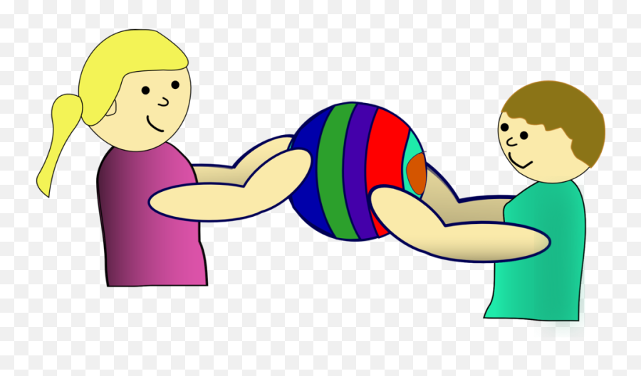 Public Domain Clip Art Image - Give Me The Ball Clipart Emoji,Kids Playing Clipart