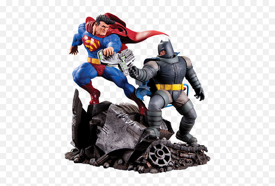 Dc Comics Batman Vs Superman Statue - Superman Vs Batman Statue Emoji,Batman Vs Superman Logo