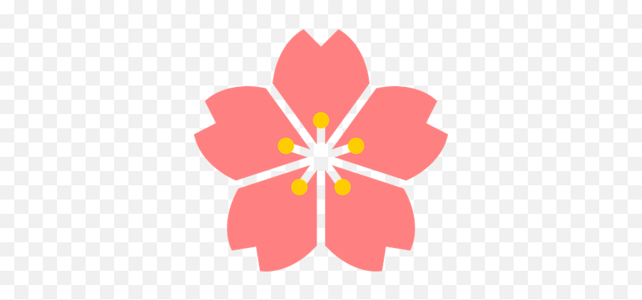 Free Cherry Blossom Sakura Vectors - Flower Cherry Blossom Clipart Emoji,Cherry Blossom Transparent