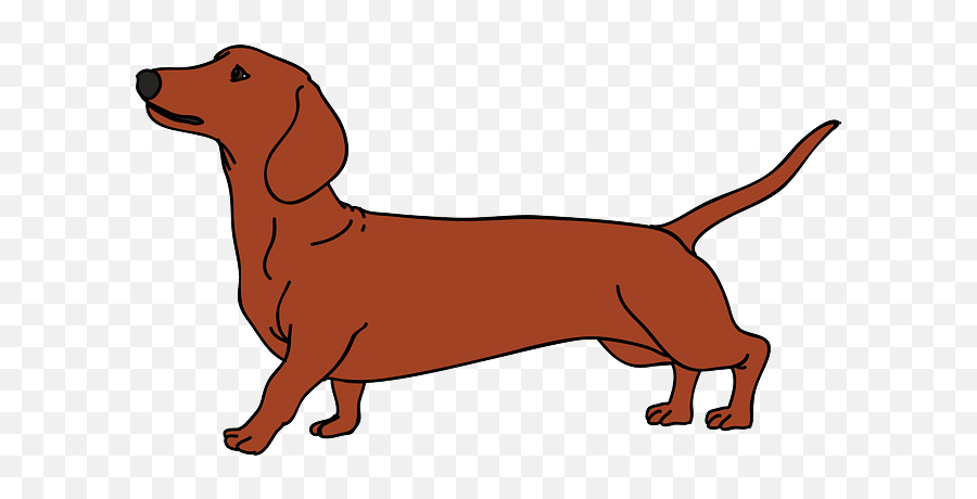 Dachshund Png - Christmas Dachshund Dog Vector Transparent Silhouette Of Dachshund Emoji,Dachshund Clipart