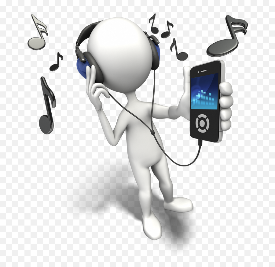 Personalised - Eworxopenaccess Stick Figure Listening To Music Gif Emoji,Listening To Music Clipart