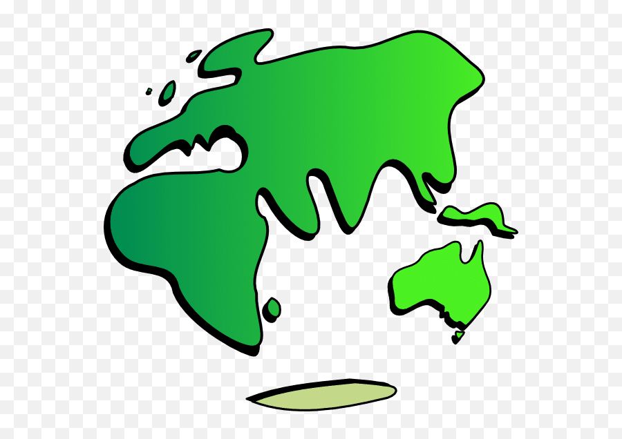 Earth Map Clipart - Earth Clip Art Emoji,Map Clipart