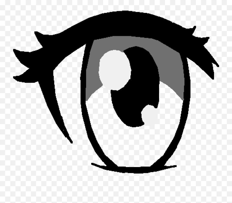 Pixilart - Anime Eye By Msmilkly14 Dot Emoji,Anime Eye Png