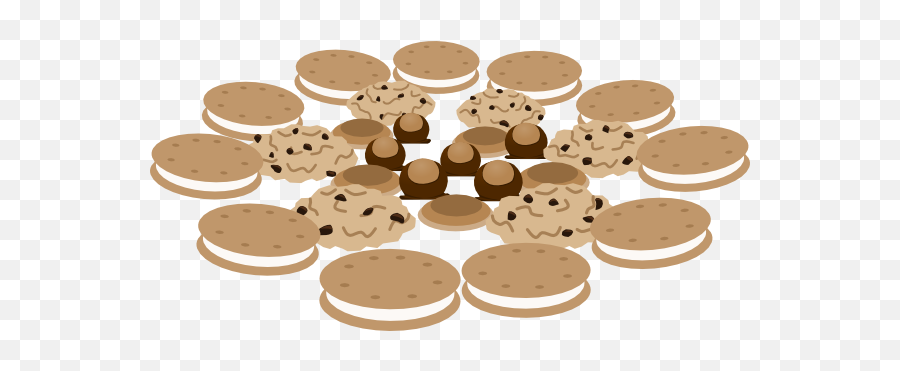 Download Cookies Clipart Treats Cute - Png Cartoon Christmas Cookies Emoji,Treats Clipart