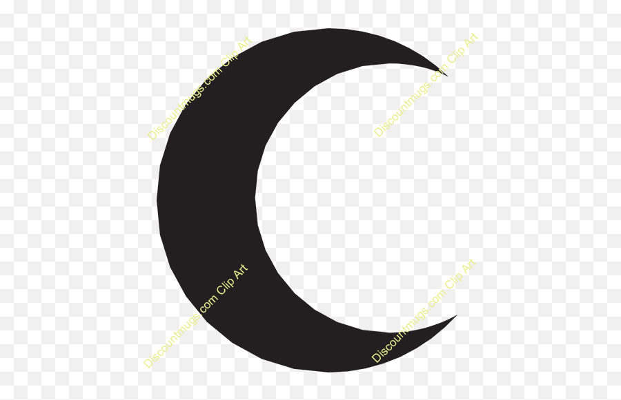 Gallery For U003e Quarter Moon Clipart - Moon 500x500 Png Celestial Event Emoji,Moon Clipart