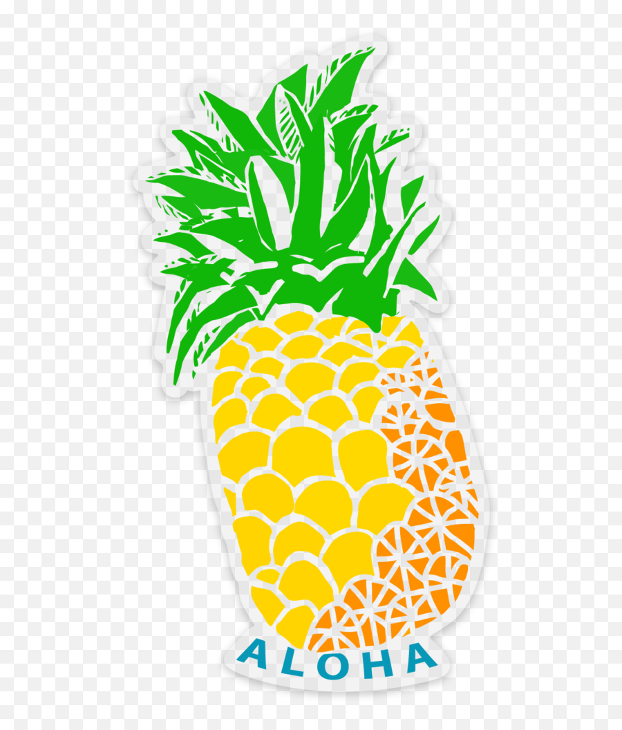 Pineapple Sticker Emoji,Mermaid Shell Clipart