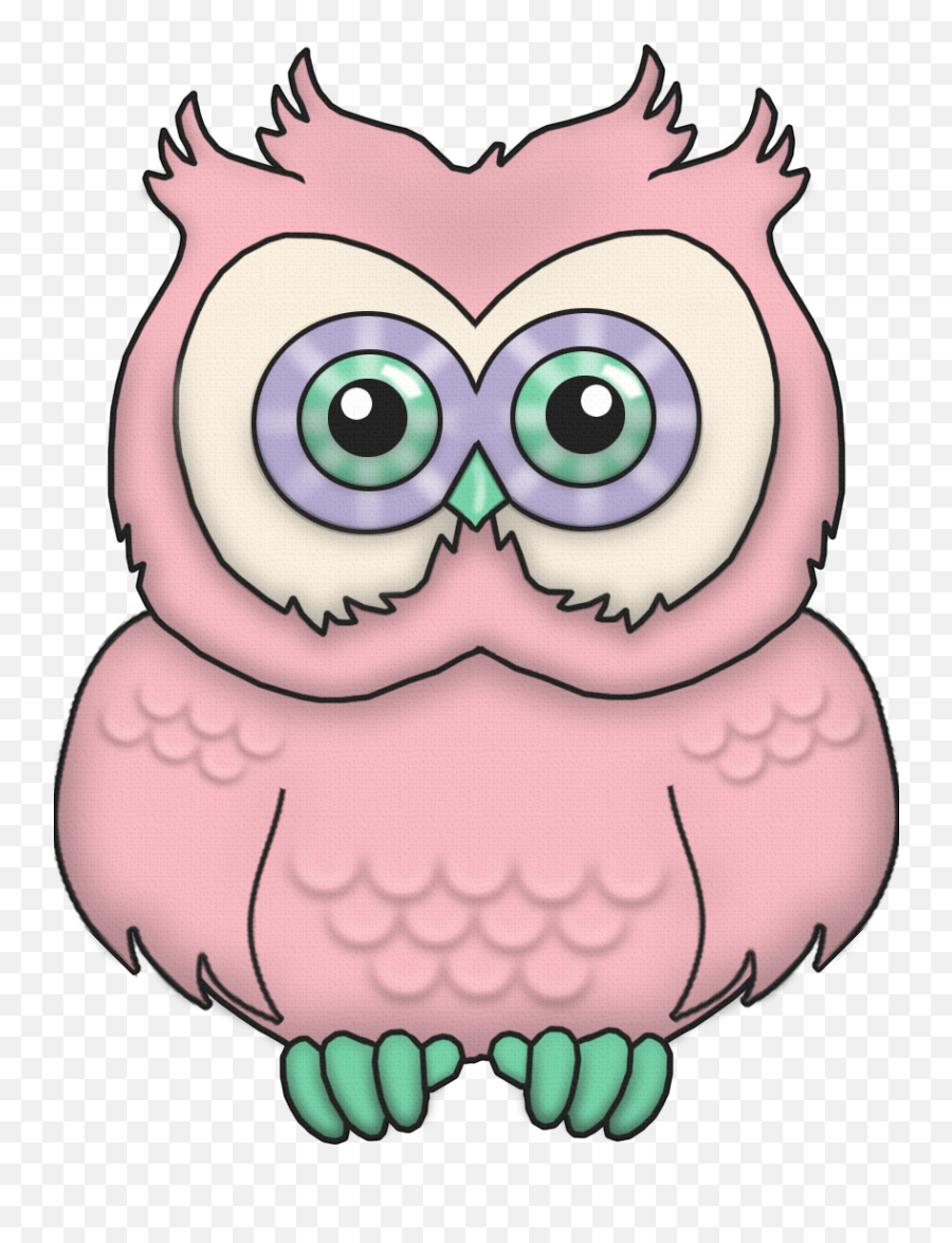Free Digital Scrapbook Element Owl 1 - Pinky Owl Images Emoji,Free Owl Clipart