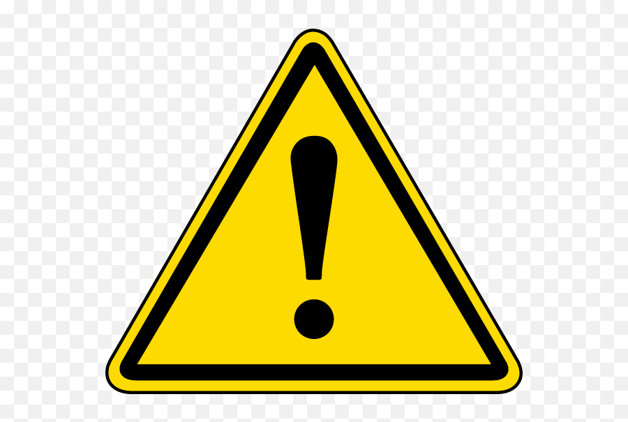 General Warning Label J6520 - Warning Label Emoji,Warning Logo