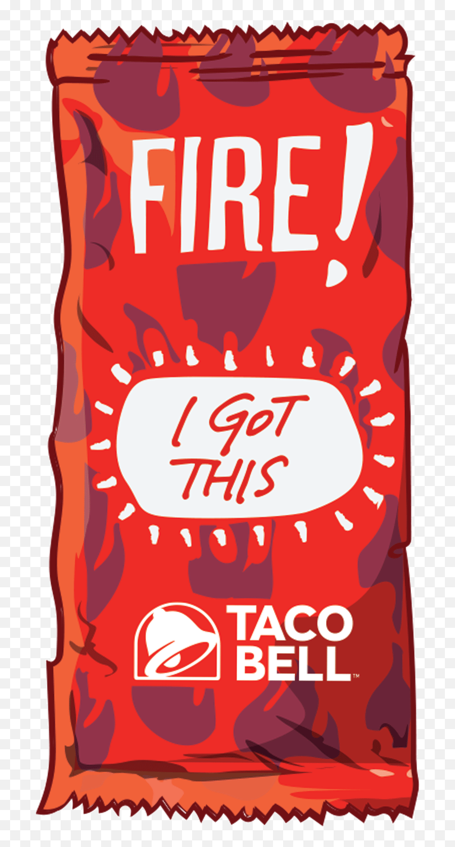 Taco Bell Sauce Clip Art Page 1 - Line17qqcom Taco Bell Sauce Packet Clipart Emoji,Taco Bell Logo