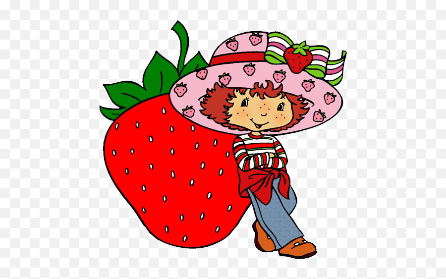 Jpg Strawberries Clipart Strawberry Girl Shortcake Cartoon - Strawberry Shortcake Clipart Cartoon Emoji,Strawberries Clipart