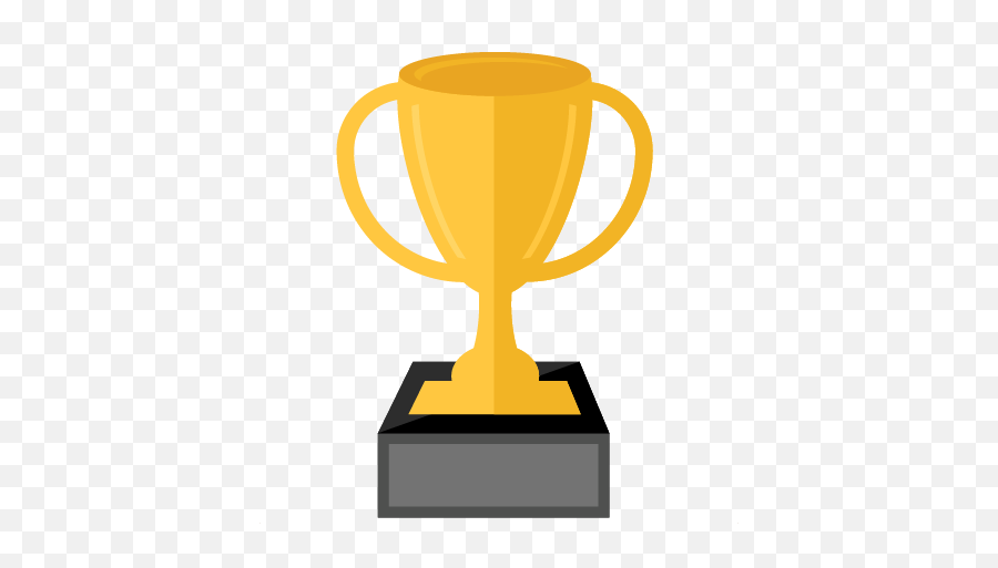 Download Trophy Clipart Cute - Transparent Background Silhouette Trophy Clipart Emoji,Trophy Clipart