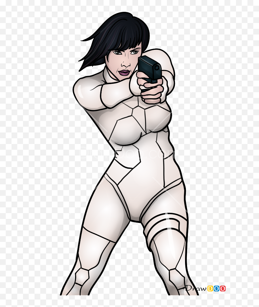 How To Draw Major Ghost In The Shell - For Women Emoji,Ghost In The Shell Png