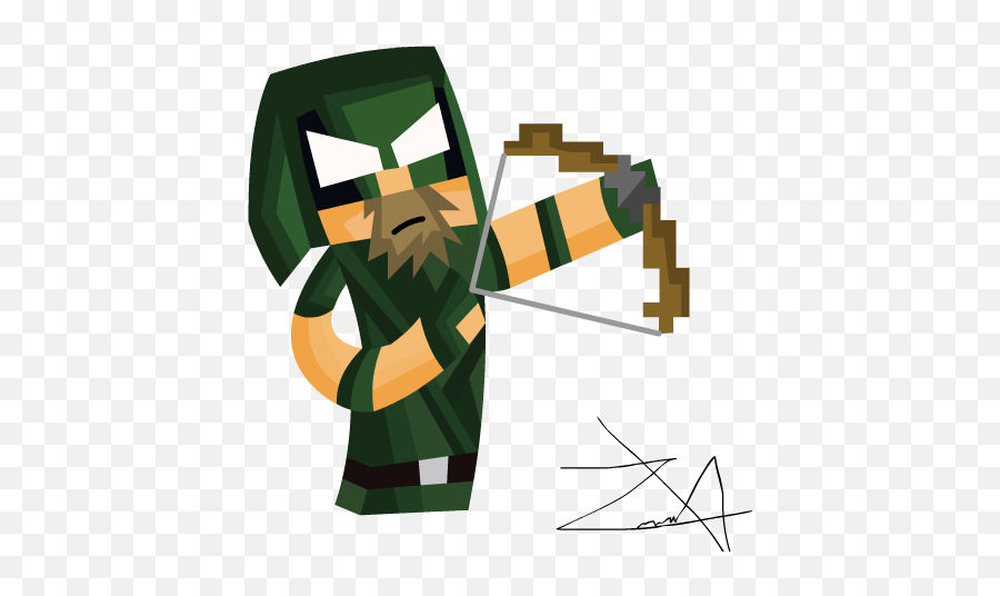 Download Png Transparent Stock Green Arrow Skin Draw Pedido - Hd Green Arrow Minecraft Skin Emoji,Minecraft Arrow Png