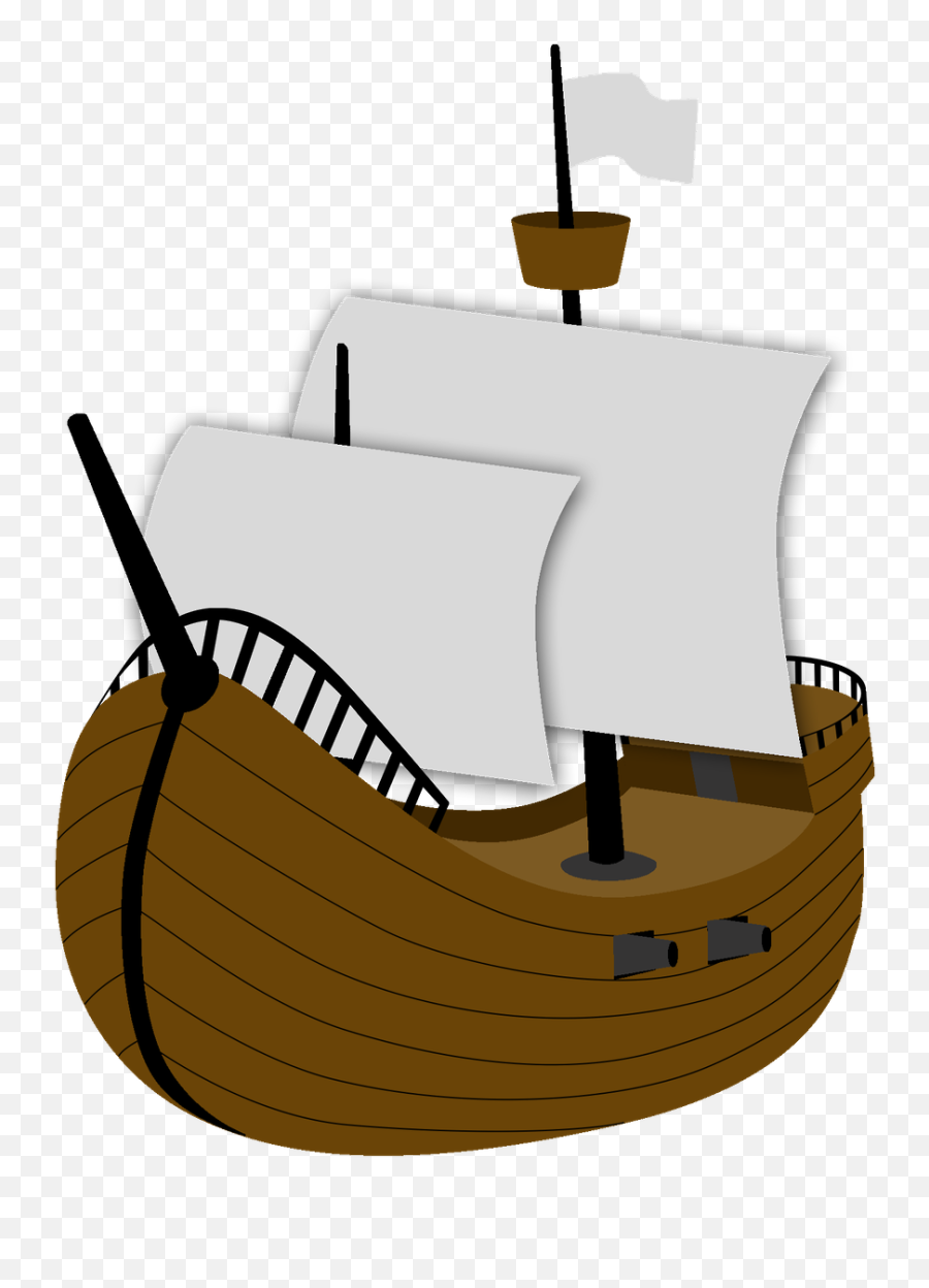Piratas - Cartoon Pirate Ship Png Emoji,Pirate Ship Png