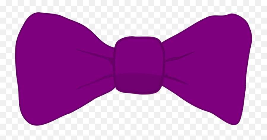 Purple Bowtie Clip Art At Clker - Purple Bow Tie Clipart Emoji,Bow Tie Clipart