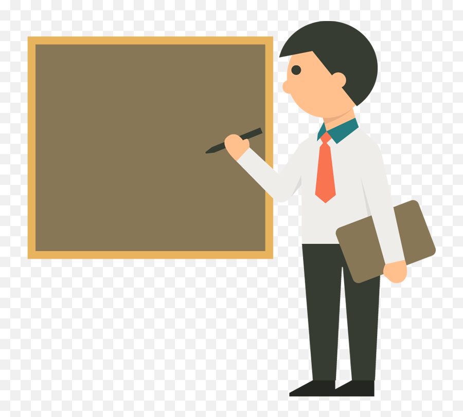 Clip Art Portfolio Categories - Teacher And Board Png Emoji,Board Clipart