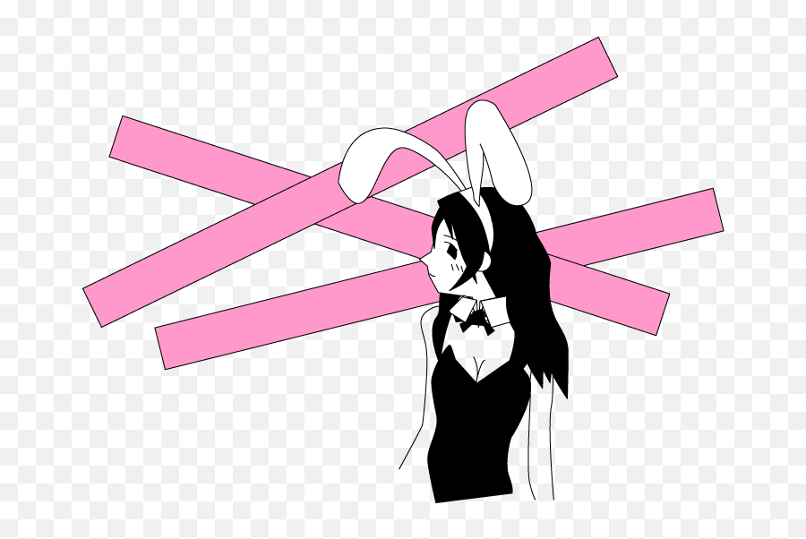 Playboy Bunny Rabbit - Vector Bunny Png Download 718523 Free Vector Emoji,Playboy Logo