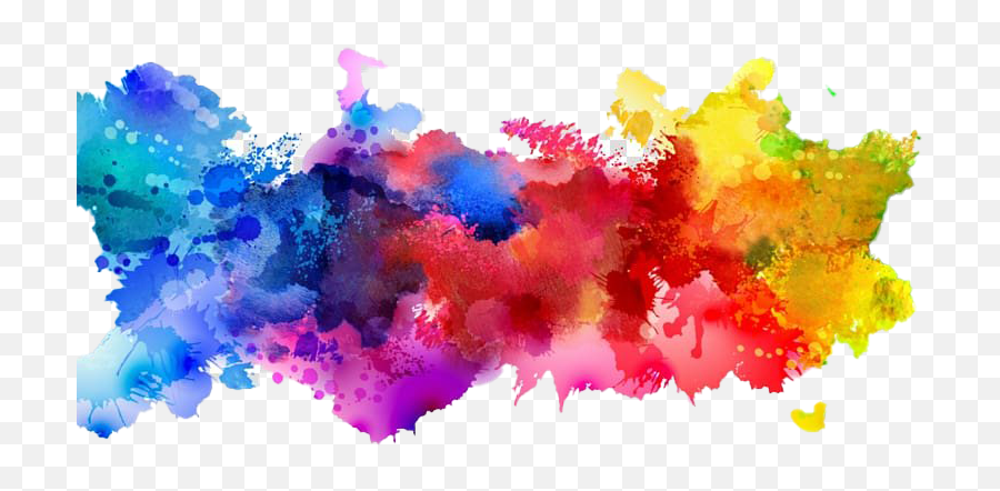 Color Paint Art Background Png - Background Idea With Splatter Paint Emoji,Paint Png