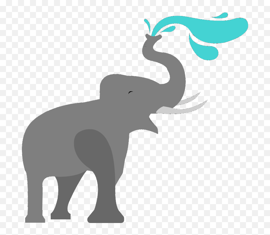 Elephants - Indian Elephant Full Size Png Download Seekpng Emoji,Indian Elephant Clipart