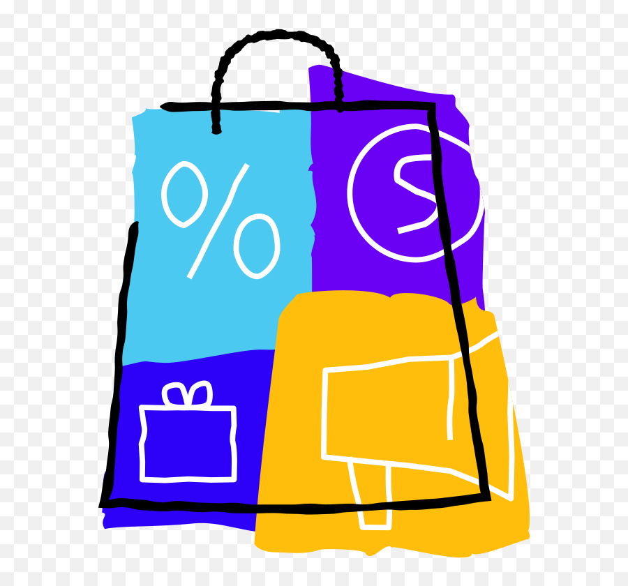 Shopping Bags Clipart Illustrations U0026 Images In Png And Svg Emoji,Shopper Clipart