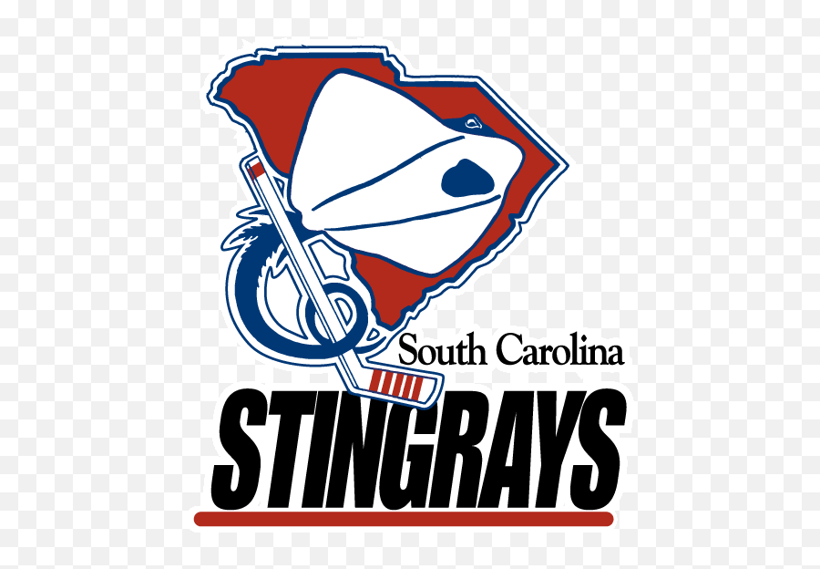 South Carolina Sting Rays Primary Logo - Echl Echl Chris Emoji,Logo Sting