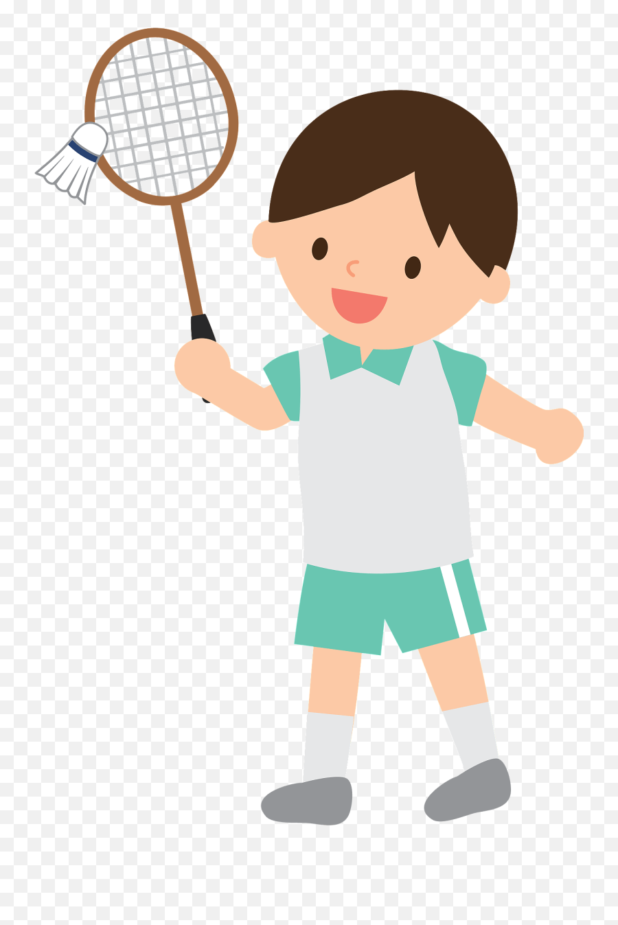 Badminton Player Clipart Free Download Transparent Png Emoji,Child Baseball Player Clipart