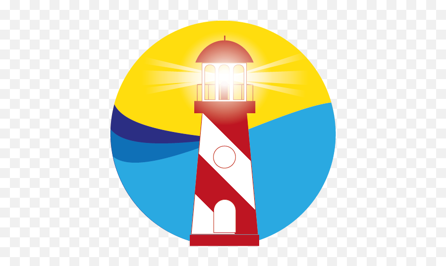 Download Hd Lighthouse Logo - Circle Transparent Png Image Beacon Emoji,Lighthouse Logo