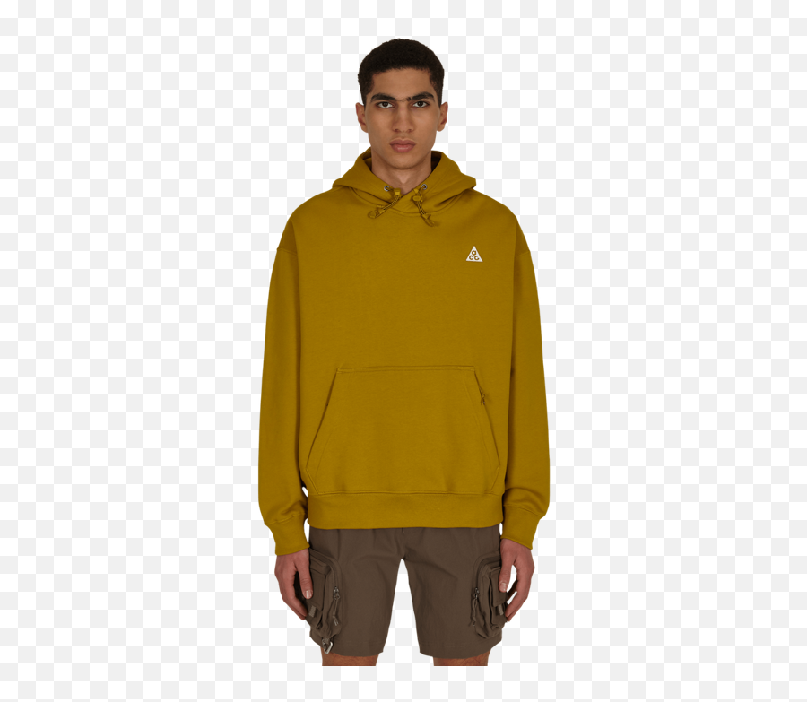 Nike Logo - Detail Pullover Hoodie In Gelb Modesens Emoji,Nike Logo Shorts